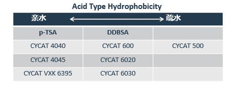 CYCAT 催化剂疏水性
